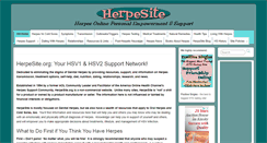 Desktop Screenshot of herpesite.org