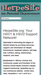 Mobile Screenshot of herpesite.org